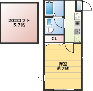 ベイルーム釜利谷の間取り