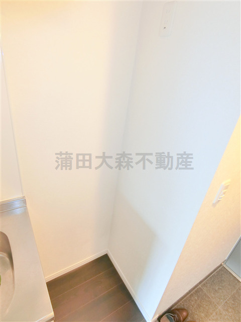 ルーブル西蒲田弐番館のキッチン|冷蔵庫置き場
