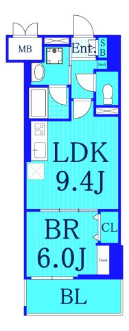 ラフィシア関内の間取り
