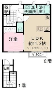 【間取り】 | メゾン　ド　シャ　ブラン | 間取りです。