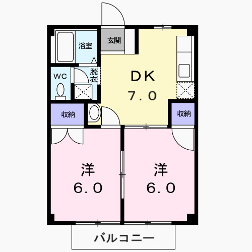 ファミール天野の間取り