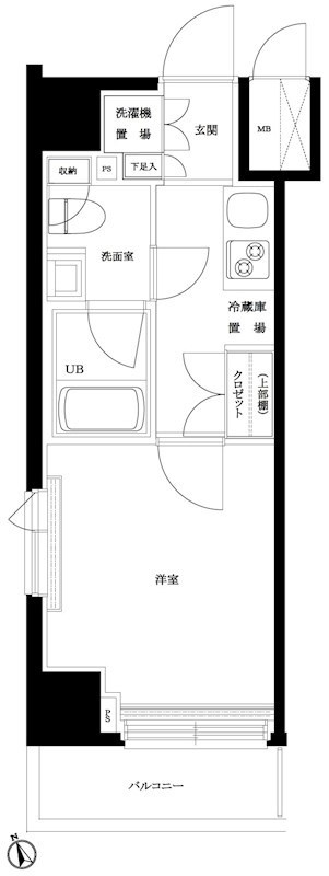 ルーブル新丸子 の間取り