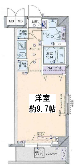 エルフラット両国の間取り