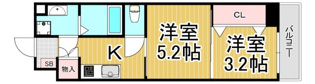 NU武庫川駅前の間取り