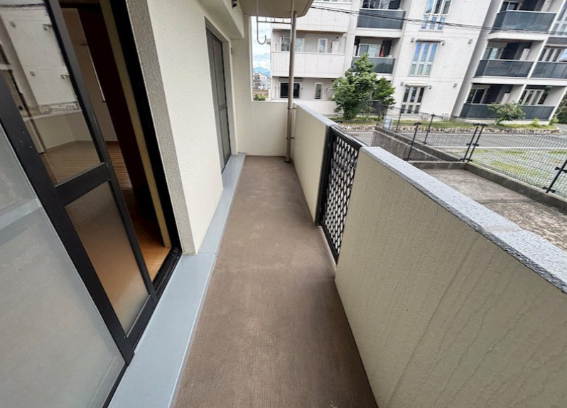菊池郡菊陽町大字津久礼の賃貸マンションのバルコニー|バルコニー付きです