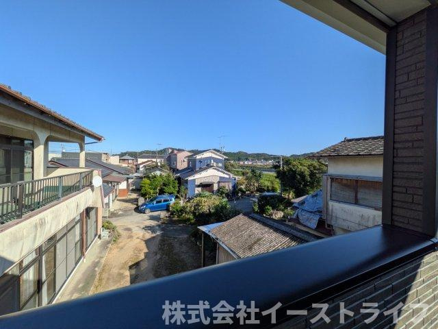 【新築戸建】　いわき市平塩第4　全2棟の防犯設備|同社施工写真　防犯カメラが設置されています。