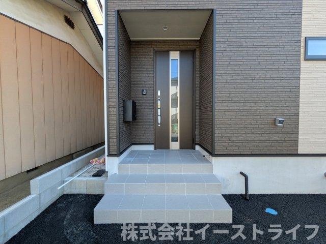 【新築戸建】　いわき市平塩第4　全2棟のセキュリティ|同社施工写真　テレビモニター付きインターフォン