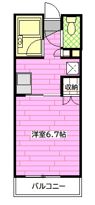 ルーベ祇園の間取り