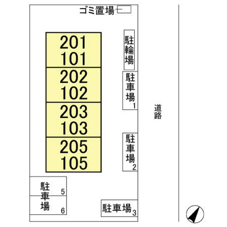 ベルウィルＳの区画図