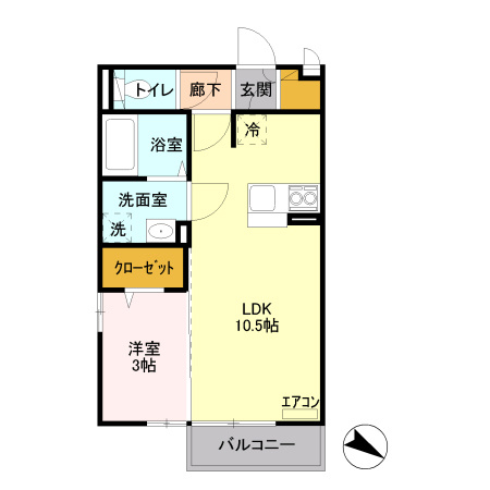 ベルウィルＳの間取り