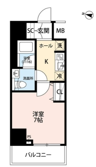 プレール・ドゥーク梅島の間取り