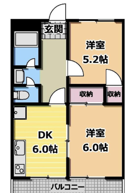ハウスメモリアルⅠの間取り
