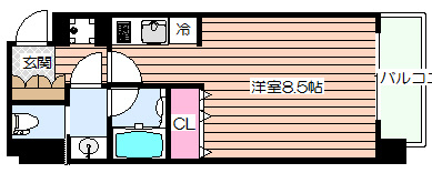 【間取り】 | ファーストステージ福島パークサイド