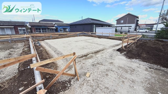 【Livele Garden】　古河市三杉町　の外観|現在基礎工事中！着々と形になっていく様子を見学することもできます♪