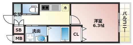 【間取り】 | クローバー・グランデ昭和町