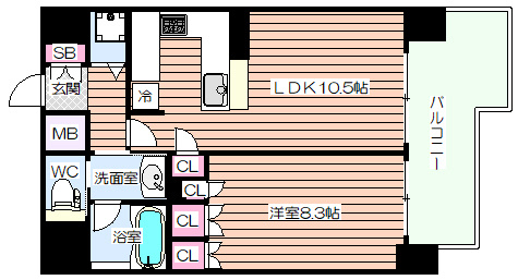 【間取り】 | リーガル新福島