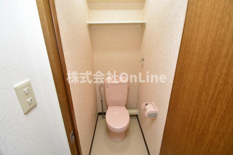 東大阪市岩田町１丁目の賃貸マンションのトイレ