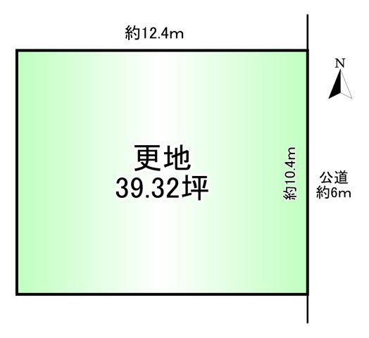 大和高田市南今里町の売地の土地図|土地面積：130㎡