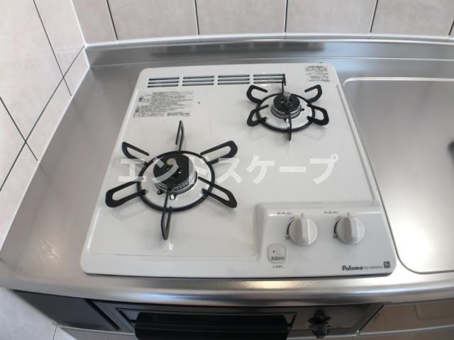 グランデⅡのキッチン|２口ガスコンロ
高崎、前橋のお部屋探しはエンドスケープまで！お客様の理想お聞かせ下さい♪