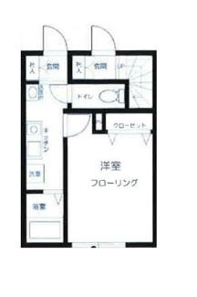 【間取り】 | ＲＯＷ　ＨＯＵＳＥ上馬 | 間取りです。