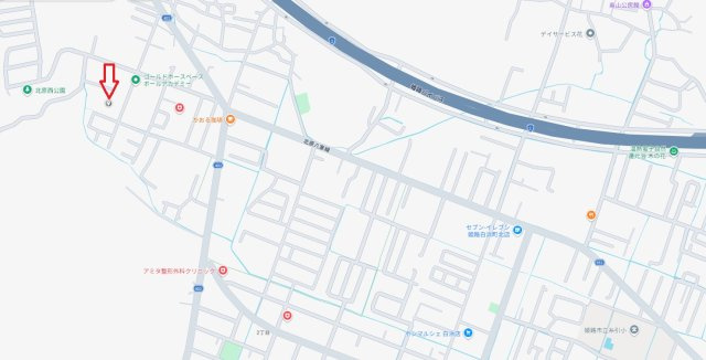 姫路市北原　新築の地図