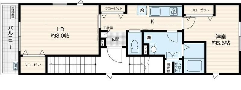 ｓｅｒｅｎａ東向島の間取り|間取りです。