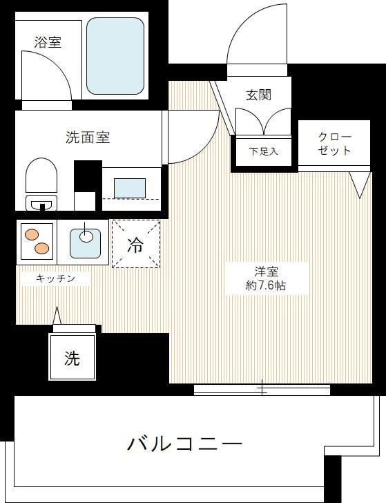 ダイナシティ西新宿 の間取り|間取りです。