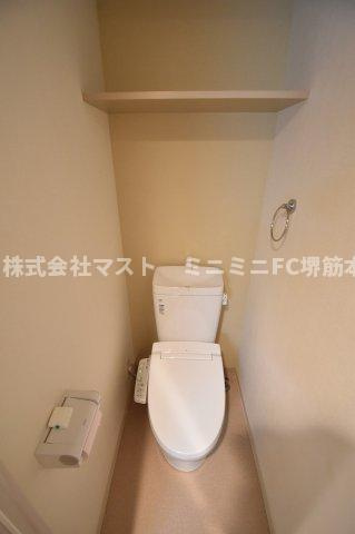 プレサンス天神橋スカイルのトイレ