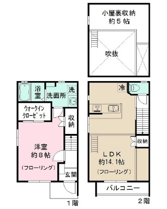 ミッテルドルフ新江古田の間取り|間取りです。
