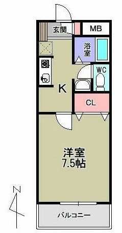 【間取り】 | キューブフラット