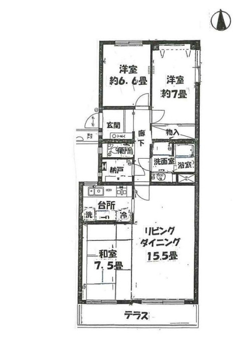 テラス由比ガ浜の間取り