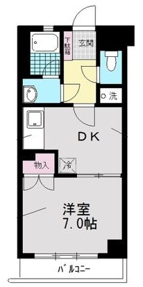 ＢＩ　ＣＡＳＴＬＥ　ＮＡＫＡＮＯの間取り|間取りです。