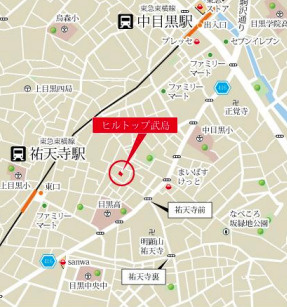 ヒルトップ武島の地図