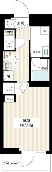 ジュイールパルフェ西新井の間取り