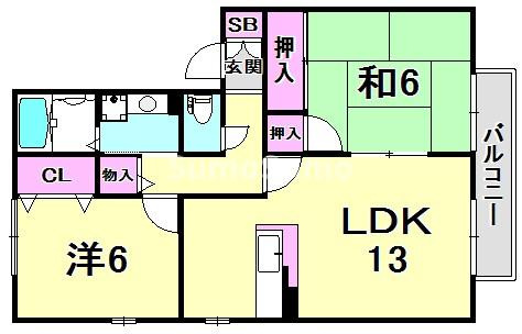 ASAHI　21　CENTURYの間取り
