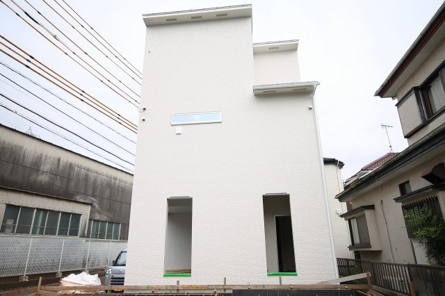 流山市駒木借家A棟の外観パース|建築中写真