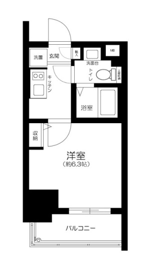 Le-lion西早稲田の間取り|間取りです。