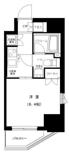グランフォース町屋の間取り|間取りです。