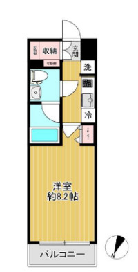 SHOKEN Residence川崎生田の間取り