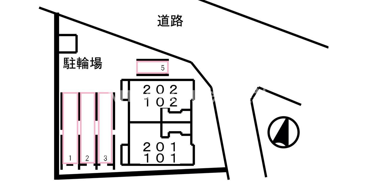 クラージョ　ドーモの区画図