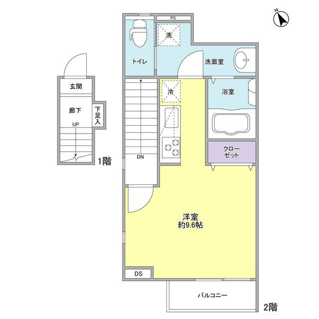 ミルクリークエイティの間取り