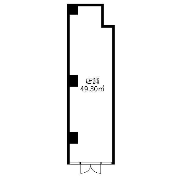NR大須【　1階路面店　】の間取り