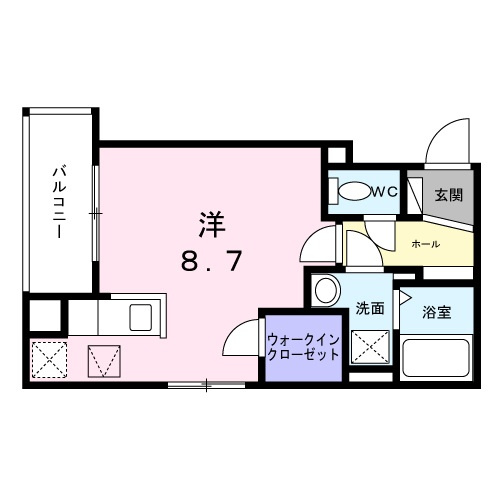 GLORYINOUE南王子の間取り