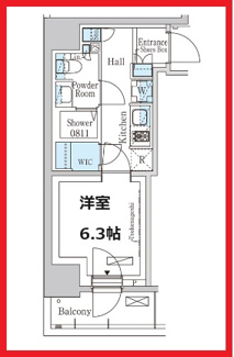 【間取り】 | パークアクシス押上サウス