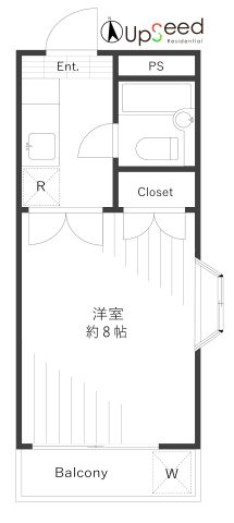 ラ・フォルテ深沢の間取り|1K