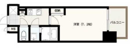 フォーリアライズ弁天町ノビアの間取り
