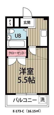 葵マンション(E-173)の間取り