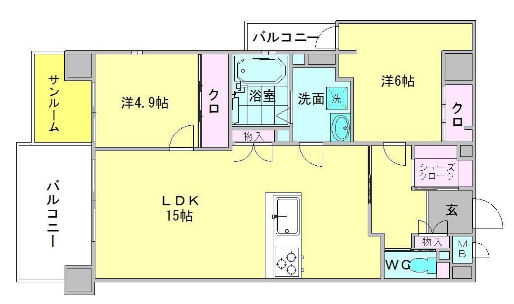alivio76(アリビオ)の間取り|使いやすい間取りです。