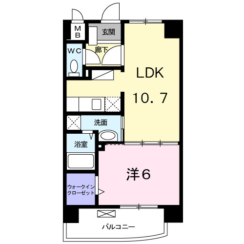 スカイウィングの間取り|使いやすい間取りです。