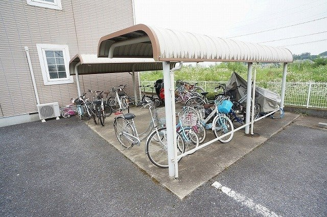 ニューハニーハイツ　Ｄのその他共用部分|駐輪場です